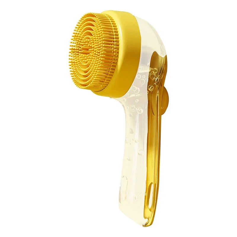 Silicone Bath Brush with Shampoo Dispenser