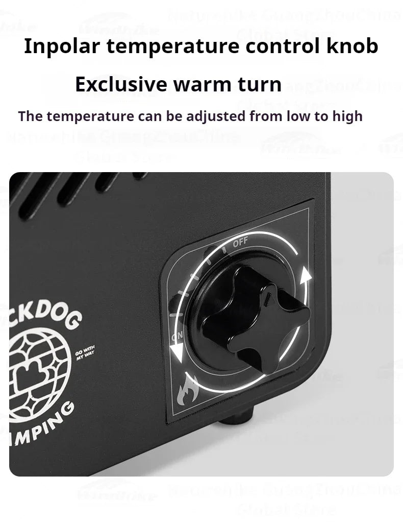 Blackdog Cassette Heating Stove Portable 1500W Gas Winter Heater Multi-function Outdoor Camping Hiking Warm Butane Stove Gas Fireplace Burner
