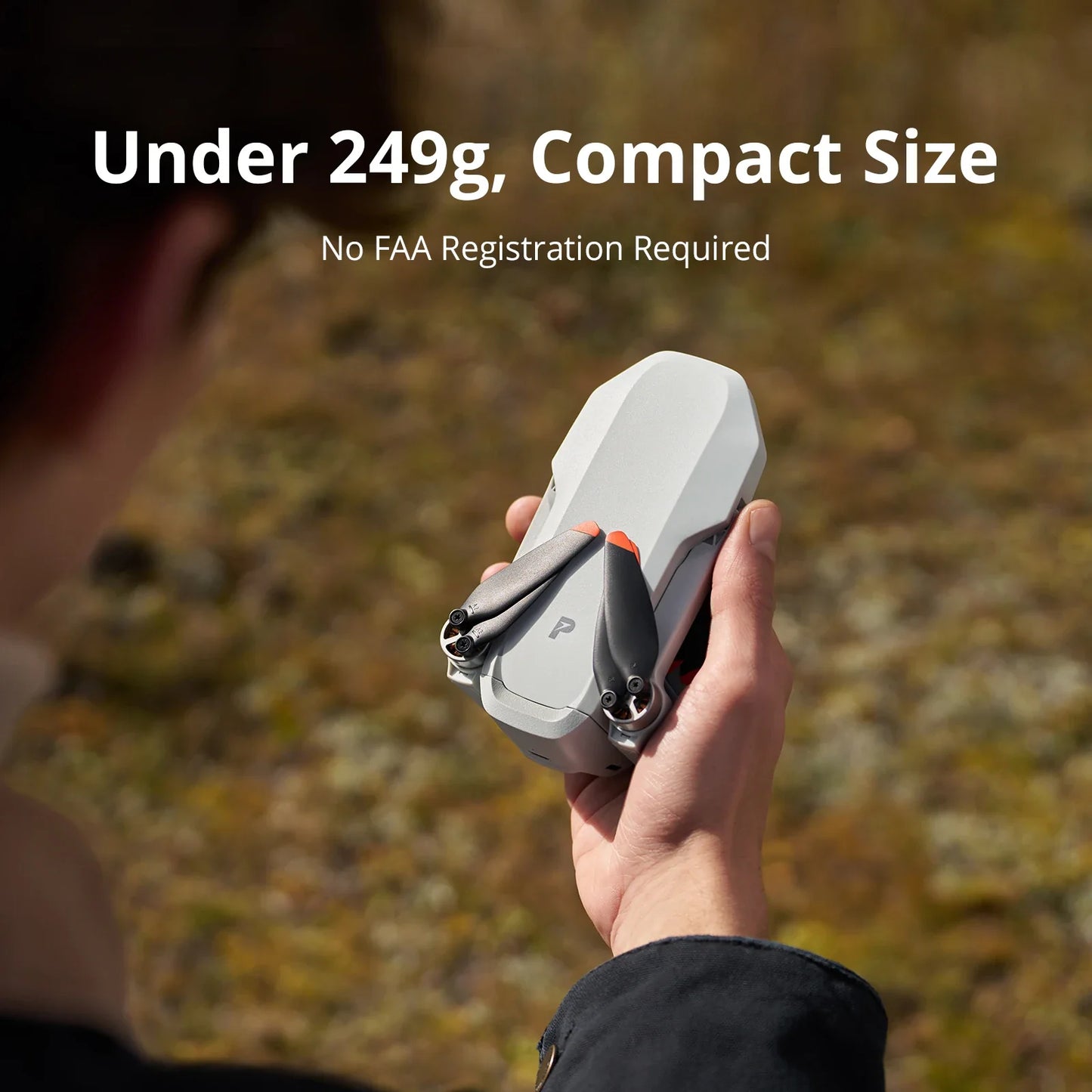 Potensic ATOM 2 Camera Drone, 4K HDR Video, 8K Photo, 3-Axis Gimbal,Under 249g, Vertical Shooting,10-KM, AI Night Shot, AI Track
