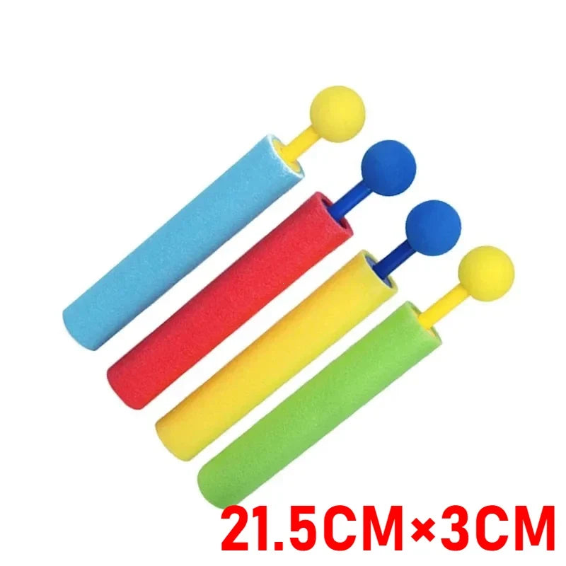 4pcs Water Blaster Water Guns for Kids Shooter Portable 4 Colors 30ft Range Children Foam Water Gun Summer Swimming Pool Toys