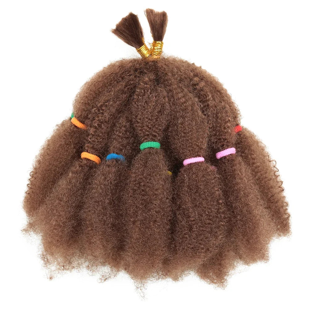 Curly Crochet – 12” Synthetic Ombre Afro Kinky Braiding Hair Extensions
