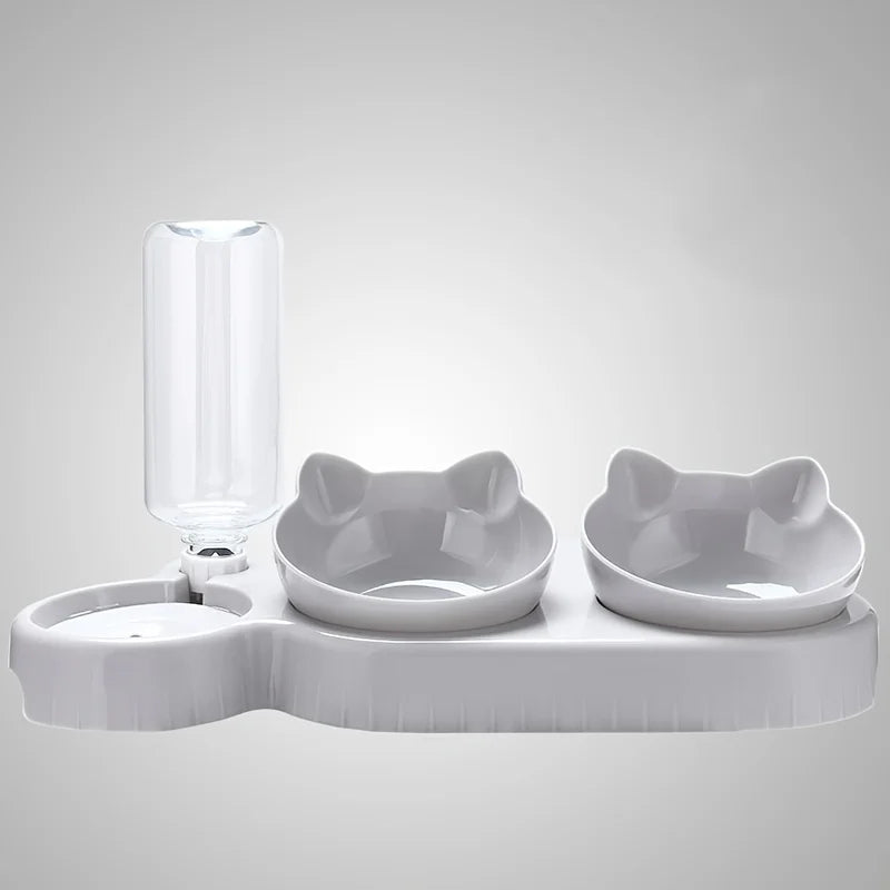 3-in-1 Cat Feeding Station
