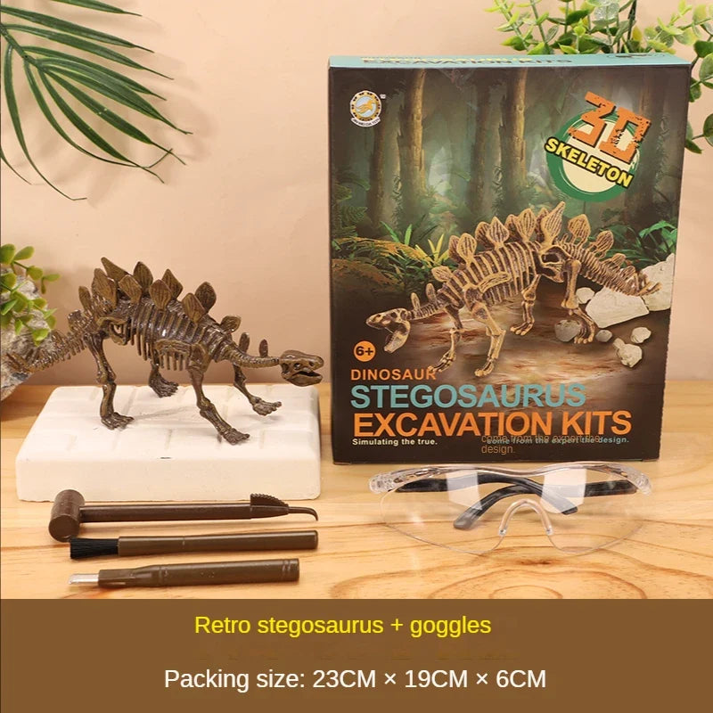 Jurassic World Dinosaur Excavation Kit - STEM Fossil Digging Toy for Kids