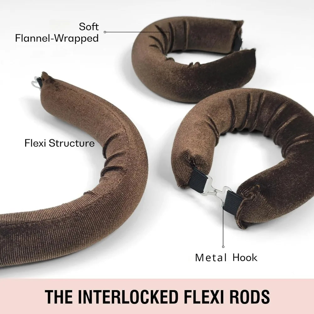 Heatless Hair Curler – No Heat Curling Rod Headband for Soft Overnight Curls