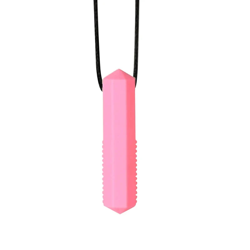 Silicone Teether Necklace for Kids | Chewy Sensory Pendant for Autism & ADHD | Oral Motor Therapy Tool