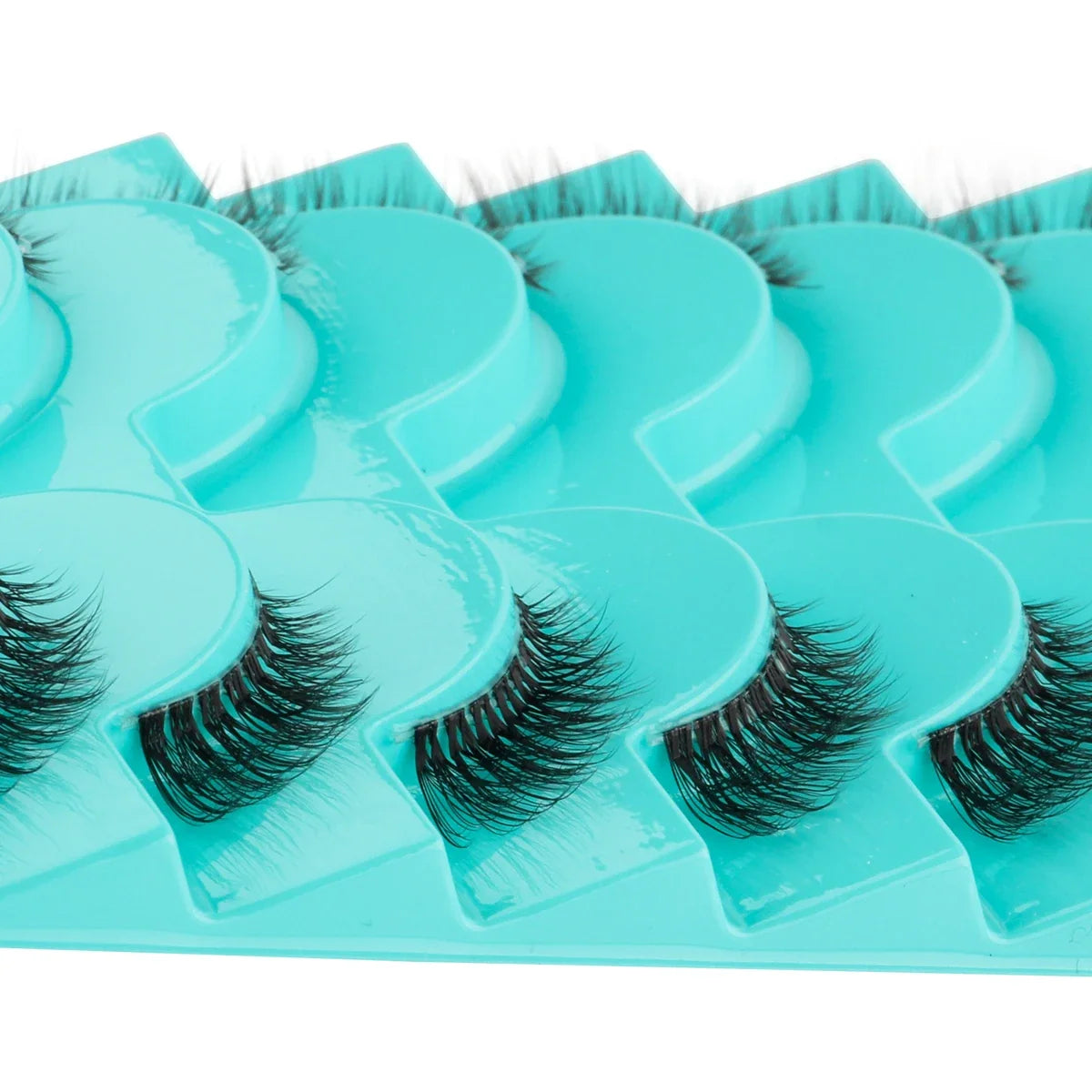 3/10 Pairs Half Lashes Makeup Natural Long Cat Eye Lashes Dramatic False Eyelashes