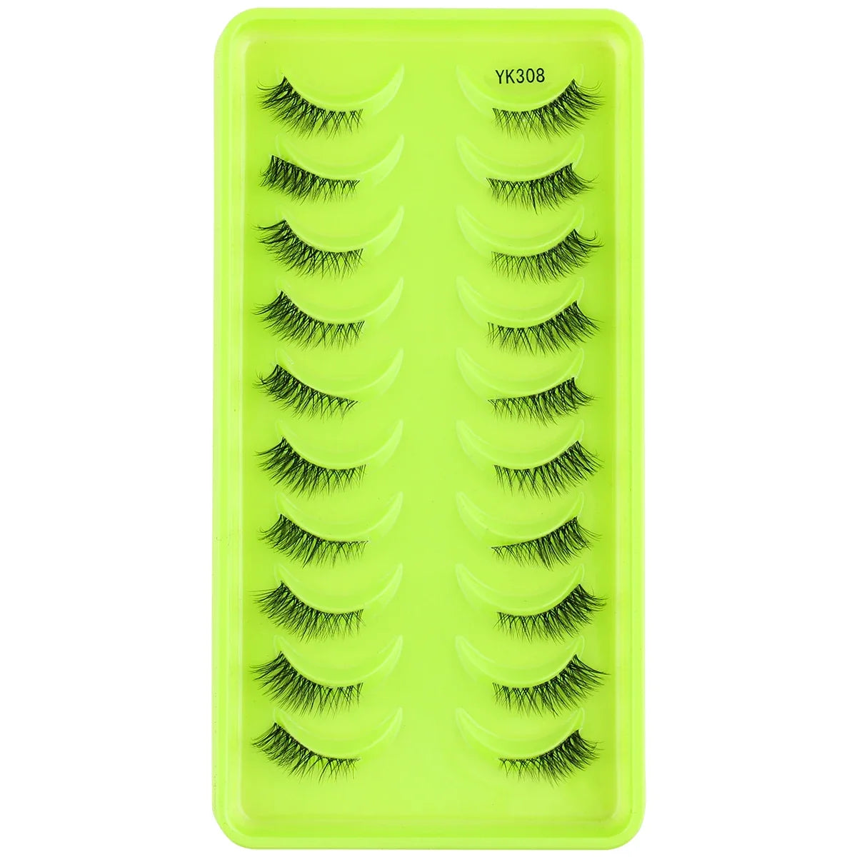 3/10 Pairs Half Lashes Makeup Natural Long Cat Eye Lashes Dramatic False Eyelashes