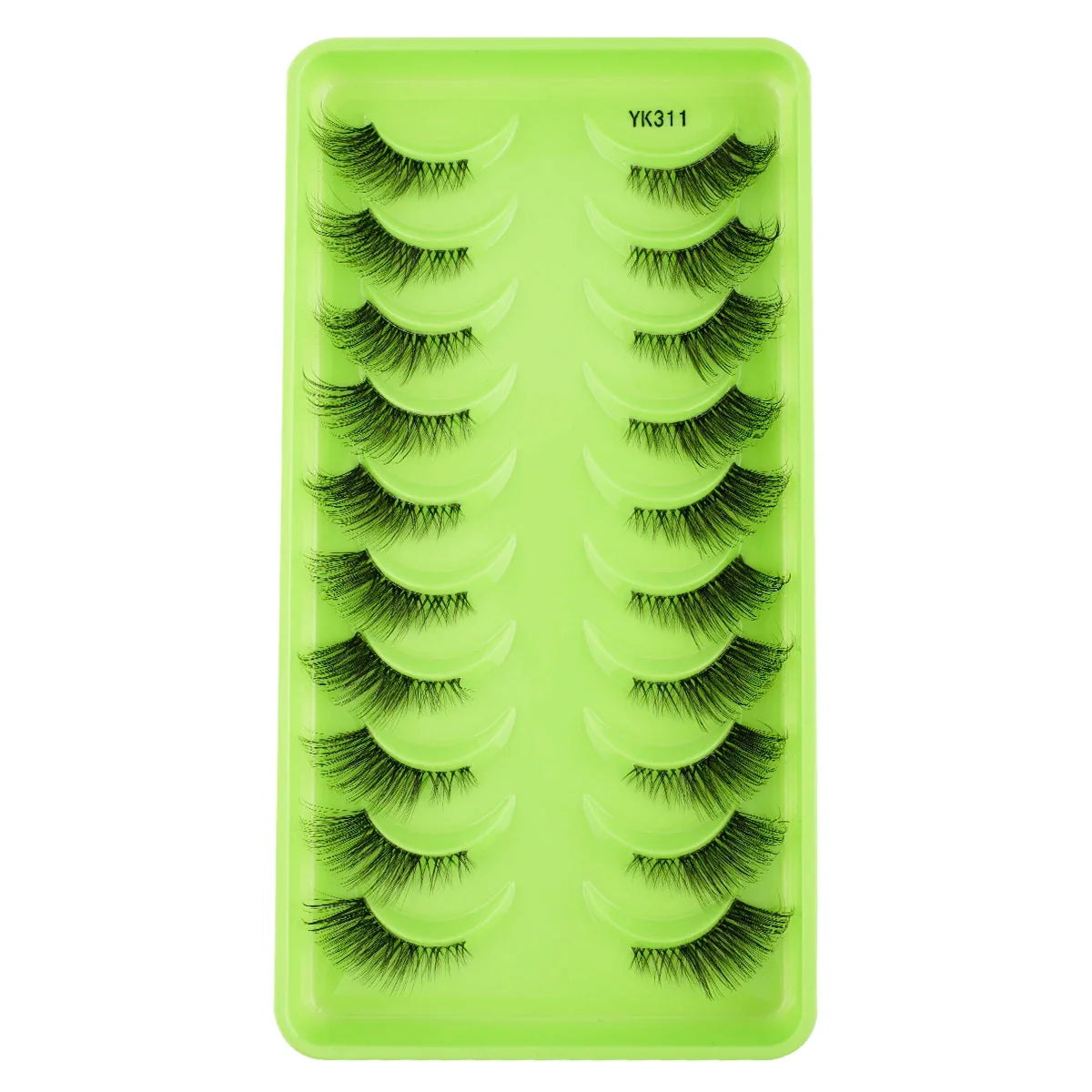 3/10 Pairs Half Lashes Makeup Natural Long Cat Eye Lashes Dramatic False Eyelashes