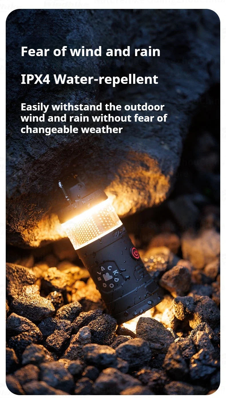 BLACKDOG Multifunctional Module Light Portable 5000mAh Anti-mosquito Fan Speaker Air Pump Camping Lamp Flashlight Waterproof Atmosphere Light