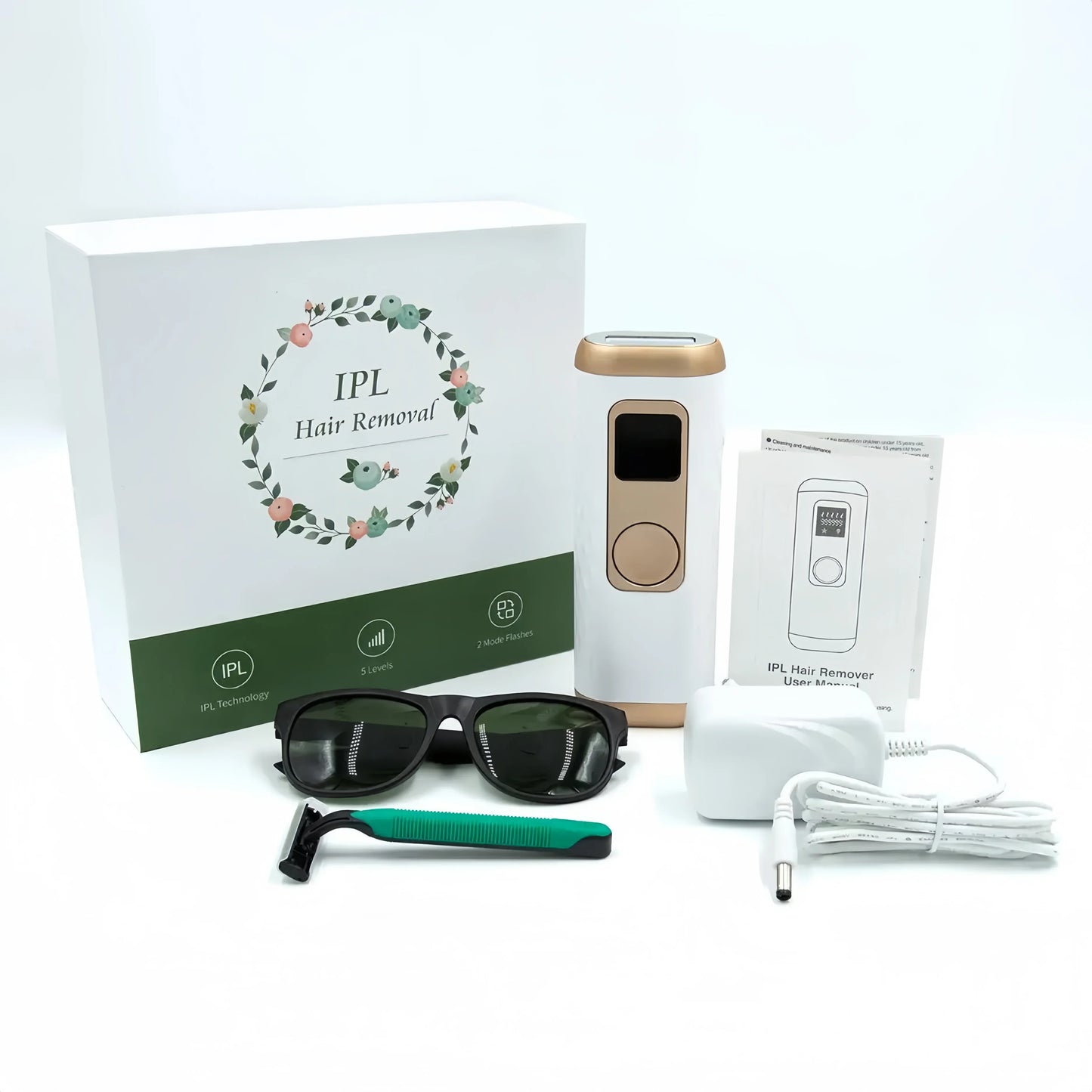 IPL Laser Hair Removal Machine Ice Cool Painless Epilator Women Freezing Point Epilation Skin Rejuvenation for Home Use Device