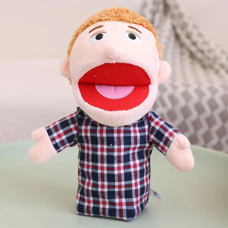 Kids Plush Finger & Hand Puppets for Role Play & Bedtime Stories - 28-33cm