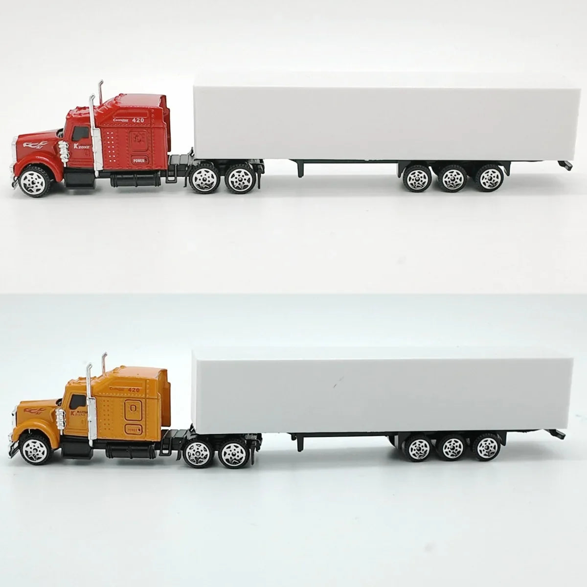 1:87 Simulation American Truck Toy Model 23.5cm Realistic American Transport Container Truck Diecast Model Boy Gifts