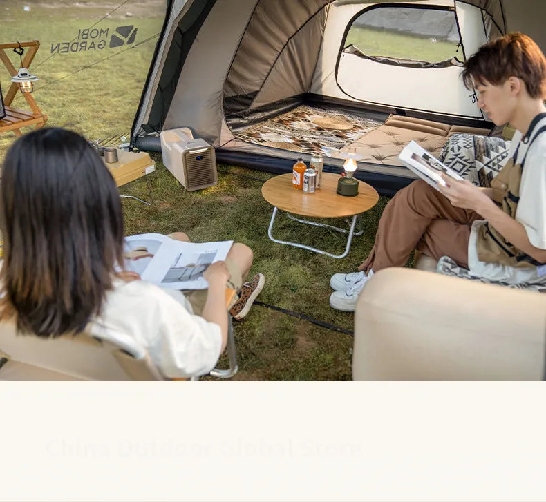 MOBI GARDEN Mobile Air Conditioner Outdoor Portable Fan Integrated Car Cooler 450W Cooling Camping Tent Indoor Car Cooling Fan With Built-in Lighting