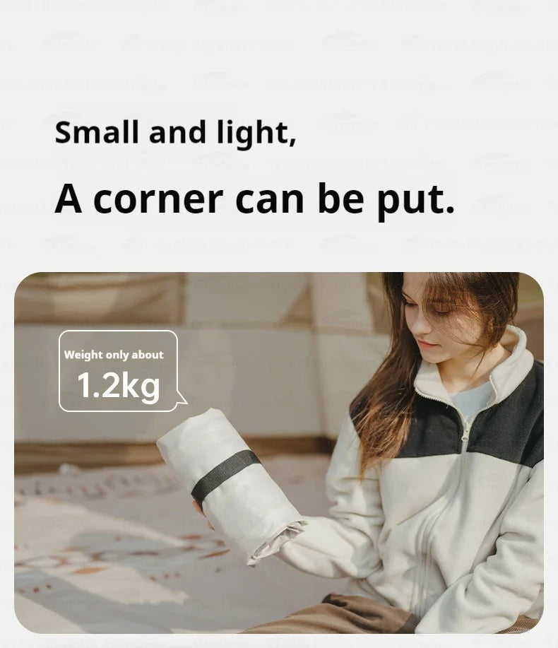 Naturehike Inflatable Cushion Series Inflatable Mat Splicing Sleeping Pad 2 Different Style Camping TPU Thickened 9.5cm Outdoor Bed Air Mattress