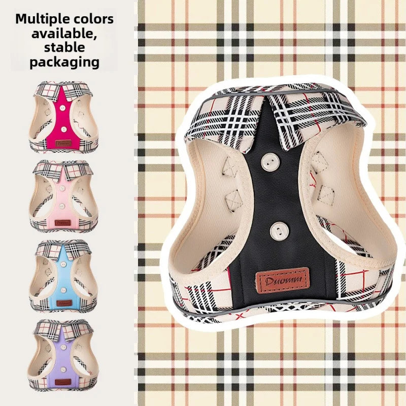British-Style Dog Harness Set (3-Piece)