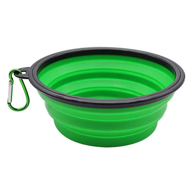 Folding Travel Bowl with Bottle