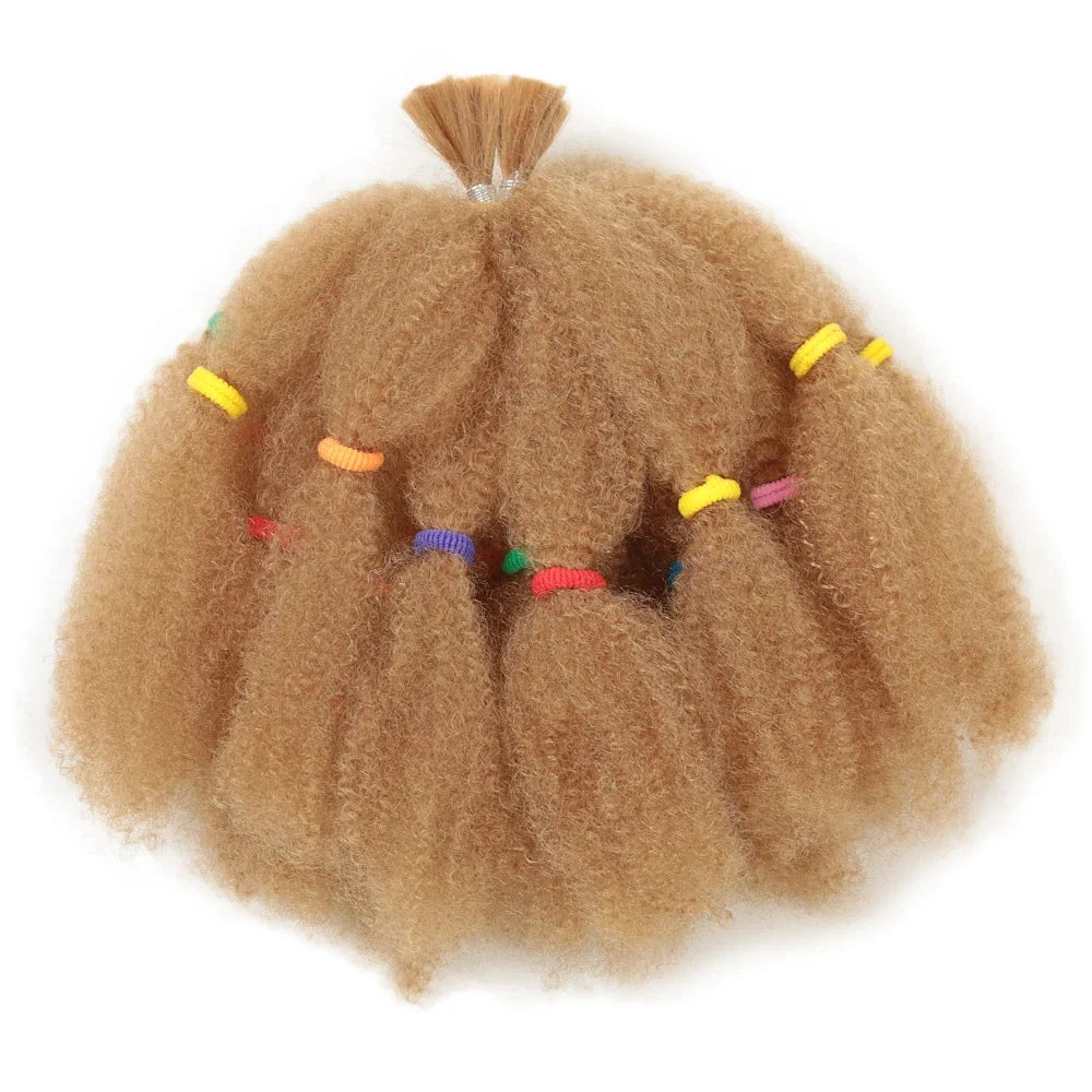 Curly Crochet – 12” Synthetic Ombre Afro Kinky Braiding Hair Extensions