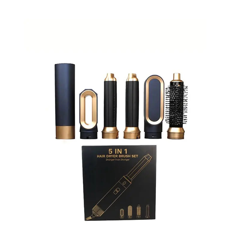 5 in 1 Hair Dryer Hot Comb Set Professional Curling Iron Hair Straightener Styling Tool For Dyson Airwrap Hair Dryer Household