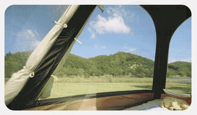 Naturehike ANGO PLUS Automatic Tent Upgraded Portable Lightweight 3-4 Persons Quick Opening Tent Camping Park Canopy Tent Integrated Tent Waterproof