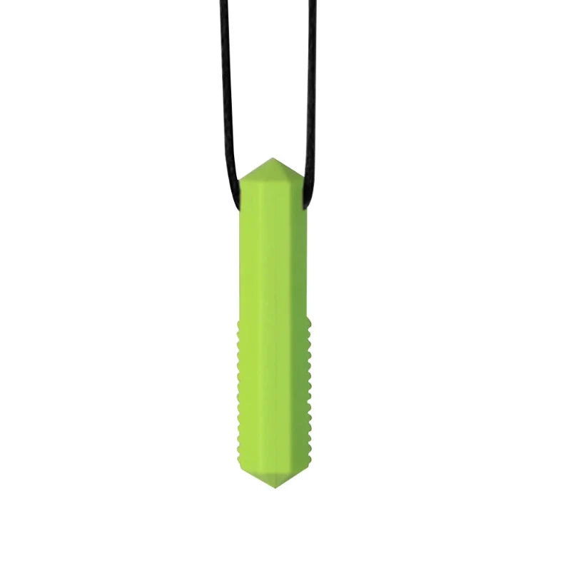 Silicone Teether Necklace for Kids | Chewy Sensory Pendant for Autism & ADHD | Oral Motor Therapy Tool