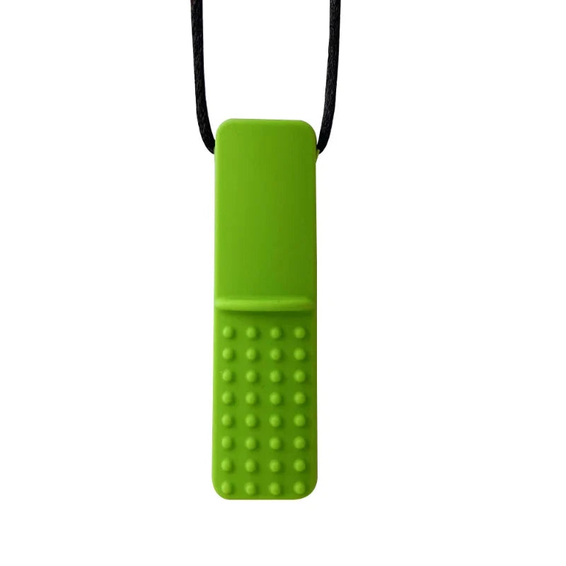 Silicone Teether Necklace for Kids | Chewy Sensory Pendant for Autism & ADHD | Oral Motor Therapy Tool