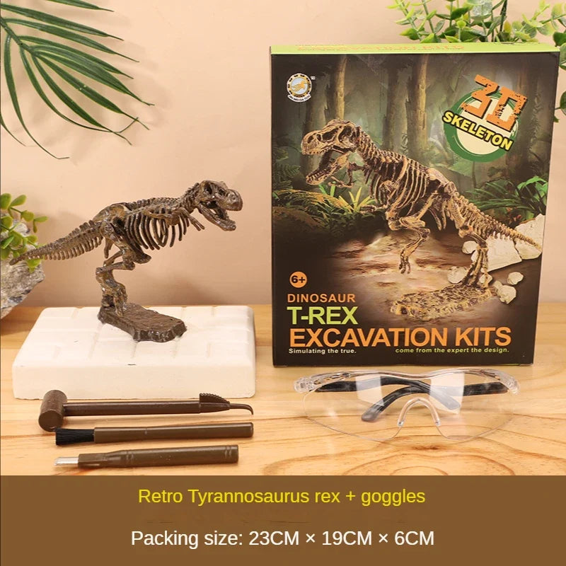Jurassic World Dinosaur Excavation Kit - STEM Fossil Digging Toy for Kids