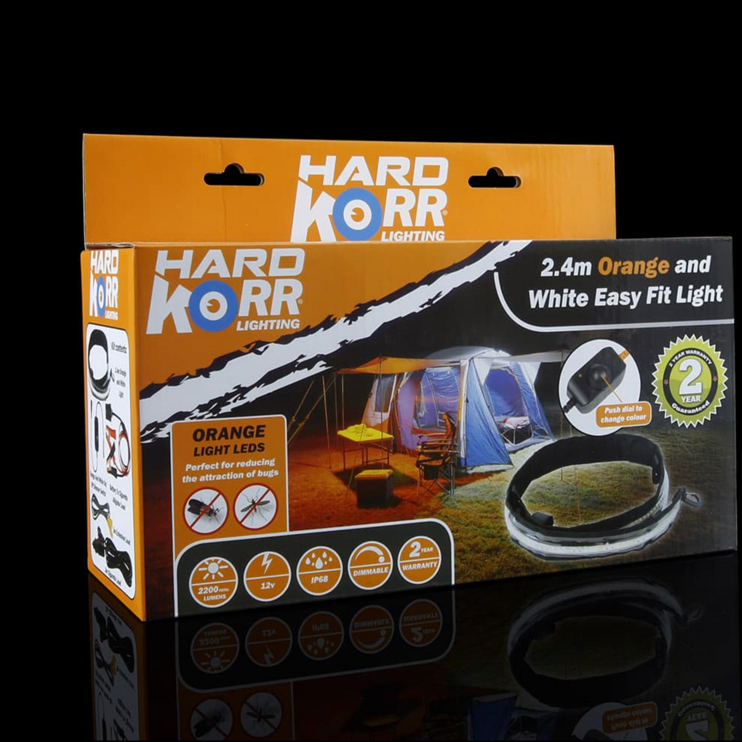 Hard Korr Orange and White Easy Fit Light