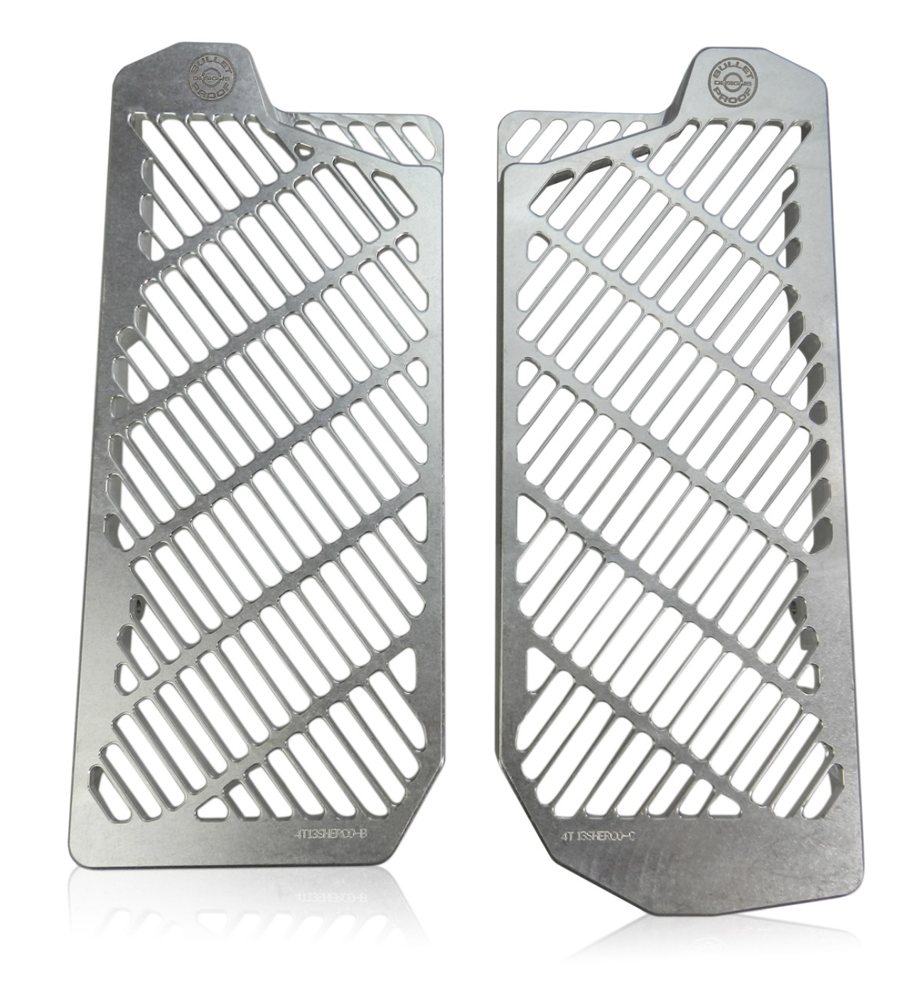 Bullet Proof Designs SHERCO RADIATOR GUARDS 4 stroke 2013-2022, 2019-2022 2T/4T ALL MODELS