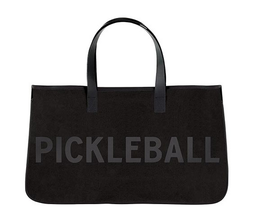 Black Canvas Recreation Tote