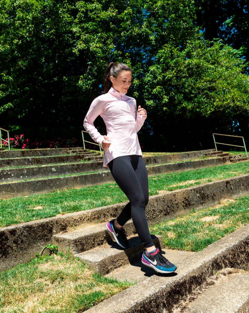 WOMEN'S MOCK ZIP TOP (3001)