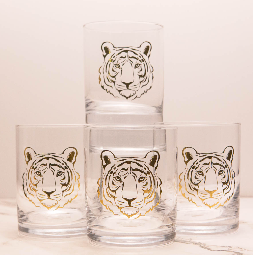 Tiger Rocks Glass Gift Set