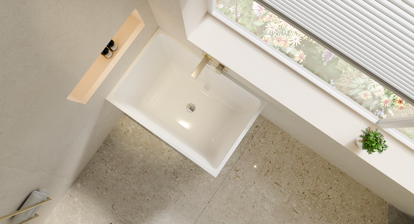 Lukka Crete Multifit Overflow Free Standing Bath LK-CR