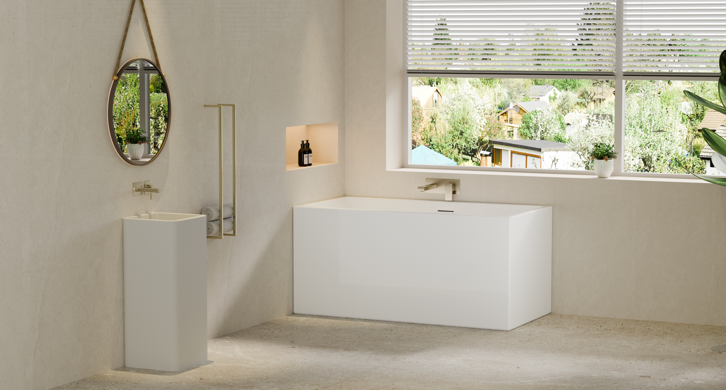 Lukka Crete Multifit Overflow Free Standing Bath LK-CR