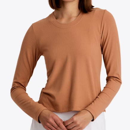 Free Fly Women's Ribbed Bamboo Long Sleeve