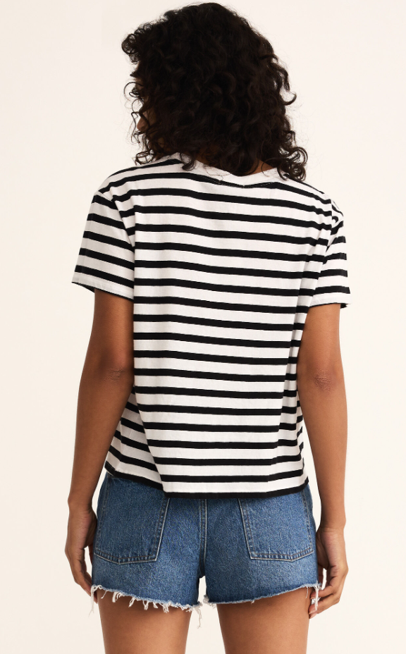 Z Supply Go To Striped Tee