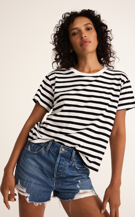 Z Supply Go To Striped Tee