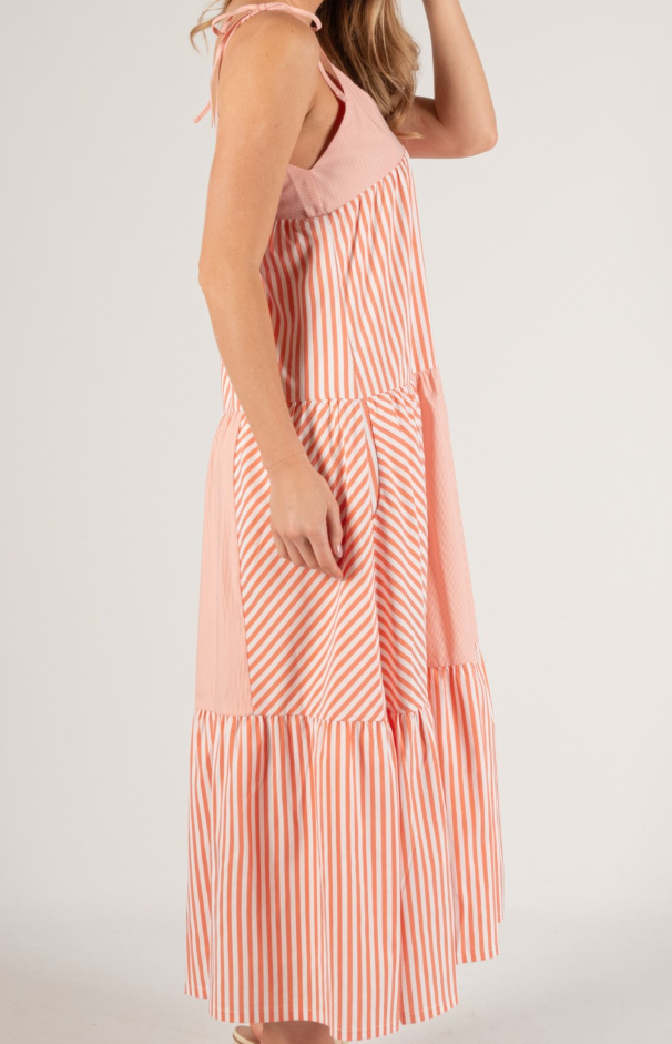 Georgiana Striped Maxi Dress