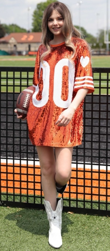 I Love Gamedays Sparkle Dress