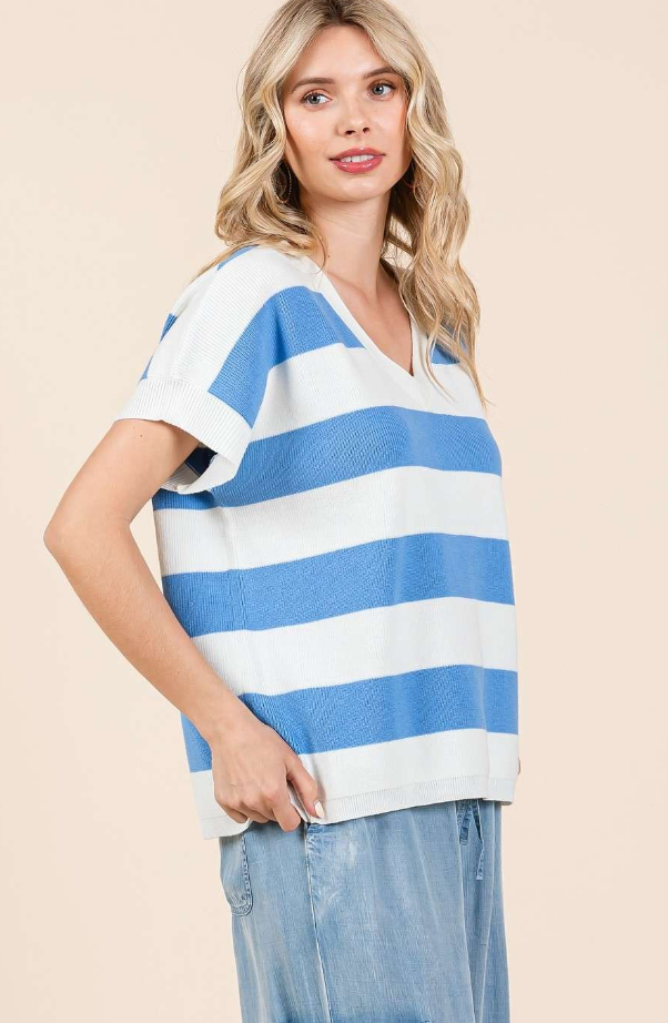 Hanna Stripe Sweater