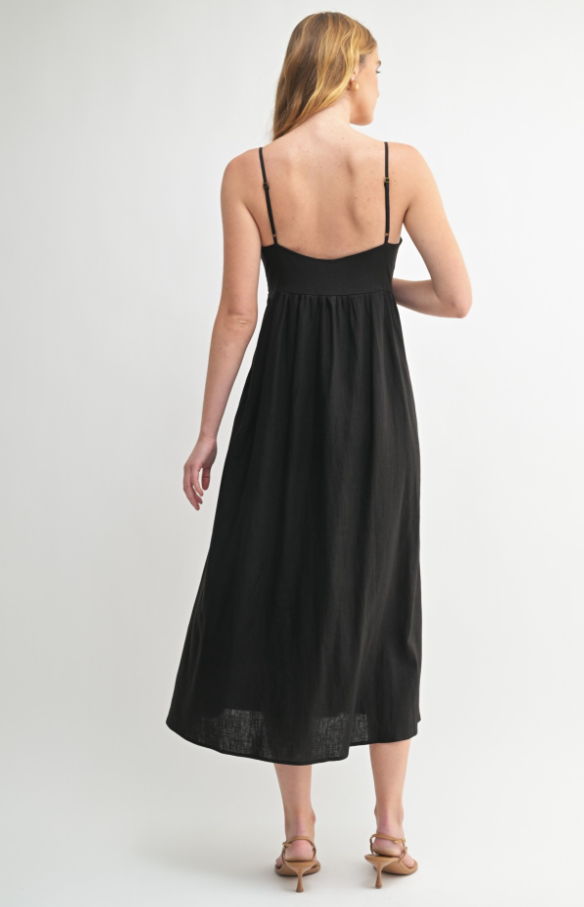 Jaymie Linen Blend Dress