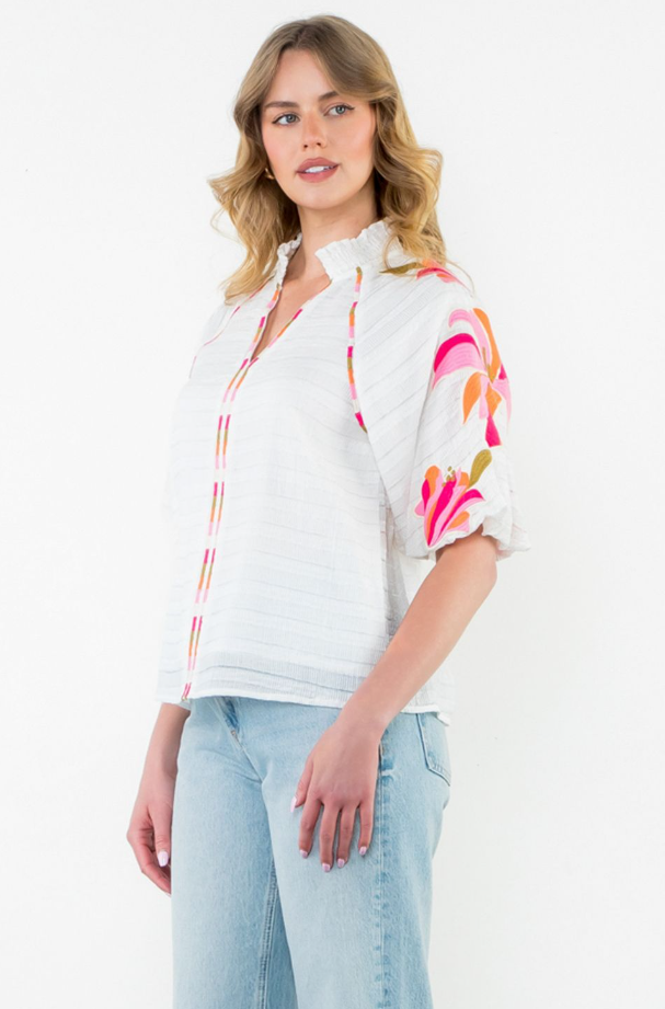 Yasmine Embroiderd Top