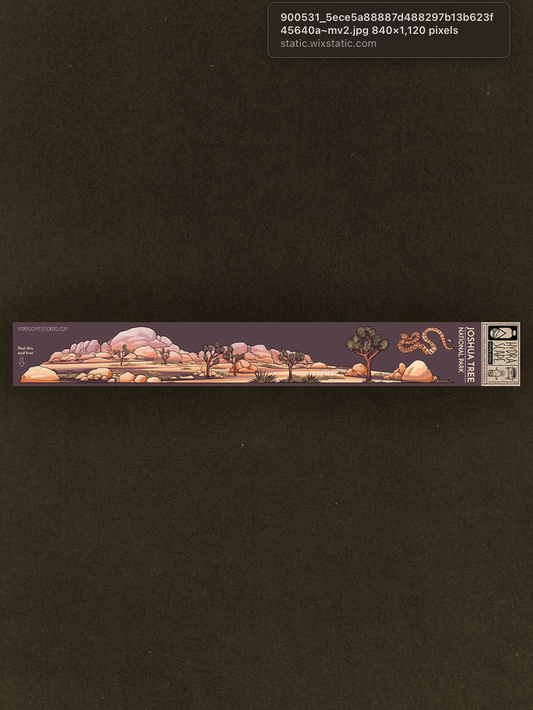 Joshua Tree National Park Infinity Sticker