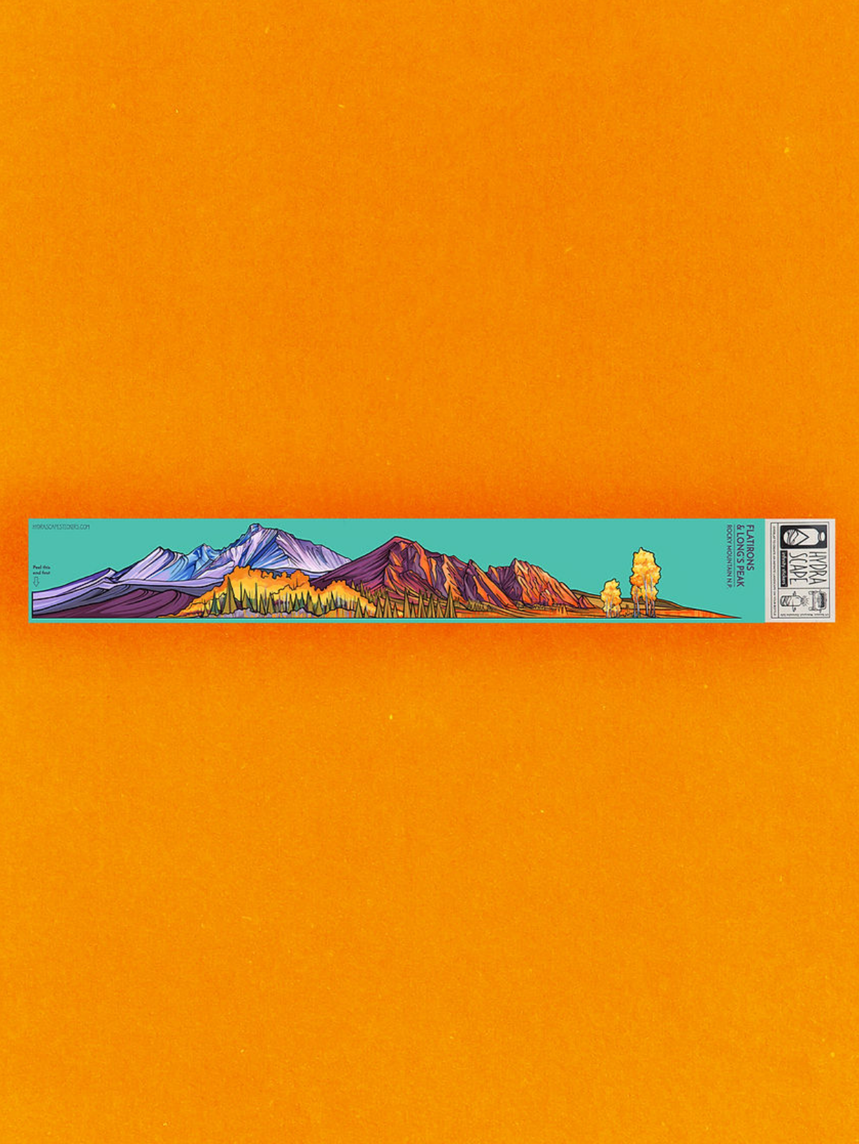 Flatirons & Longs Peak Infinity Sticker