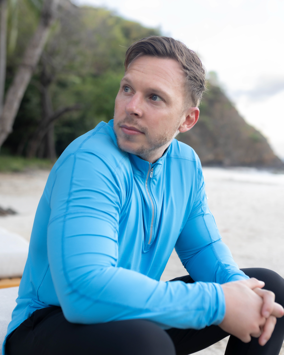 MEN'S MOCK ZIP TOP (12001)