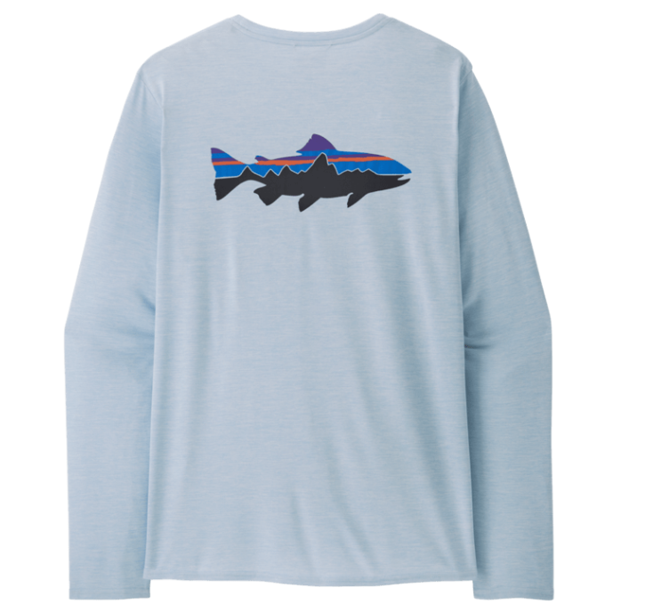 Patagonia Men's Long-Sleeved Capilene Cool Daily Graphic Shirt - Waters