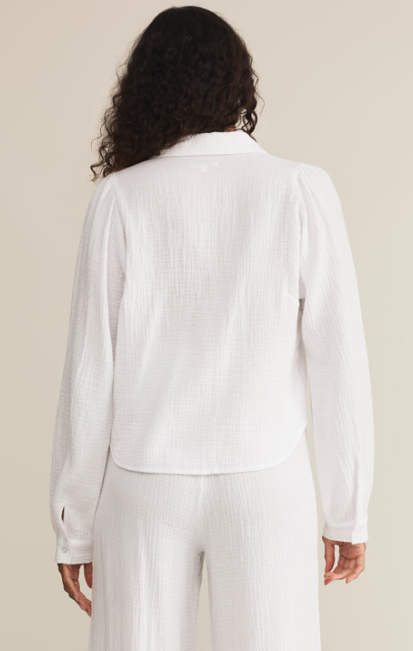 Z Supply Campo Button Up Gauze Top
