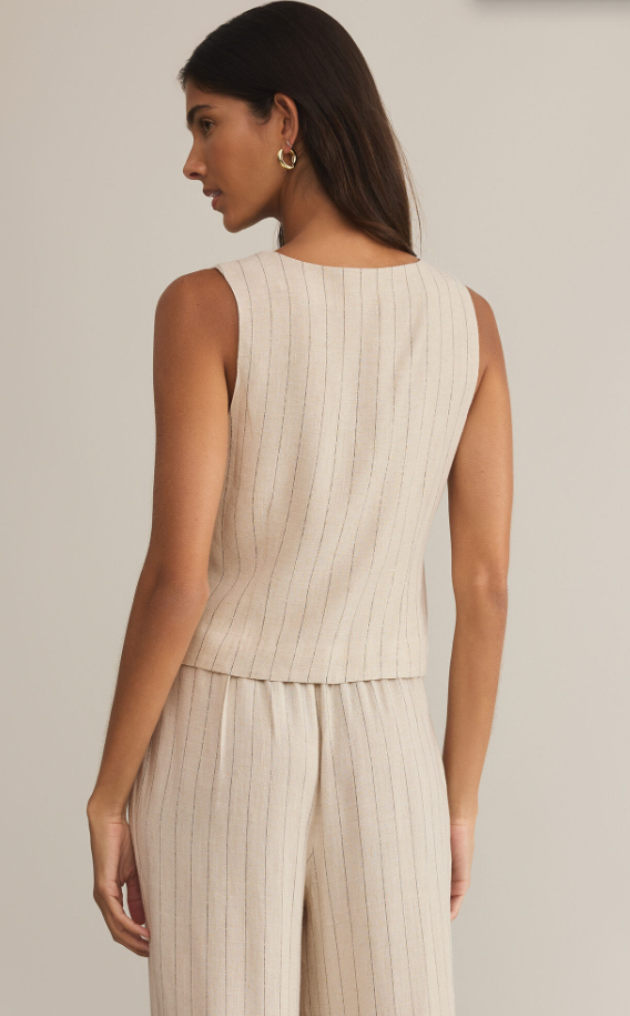 Z Supply Belfort Pinstripe Vest