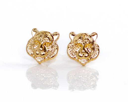 Tiger Stud Earrings