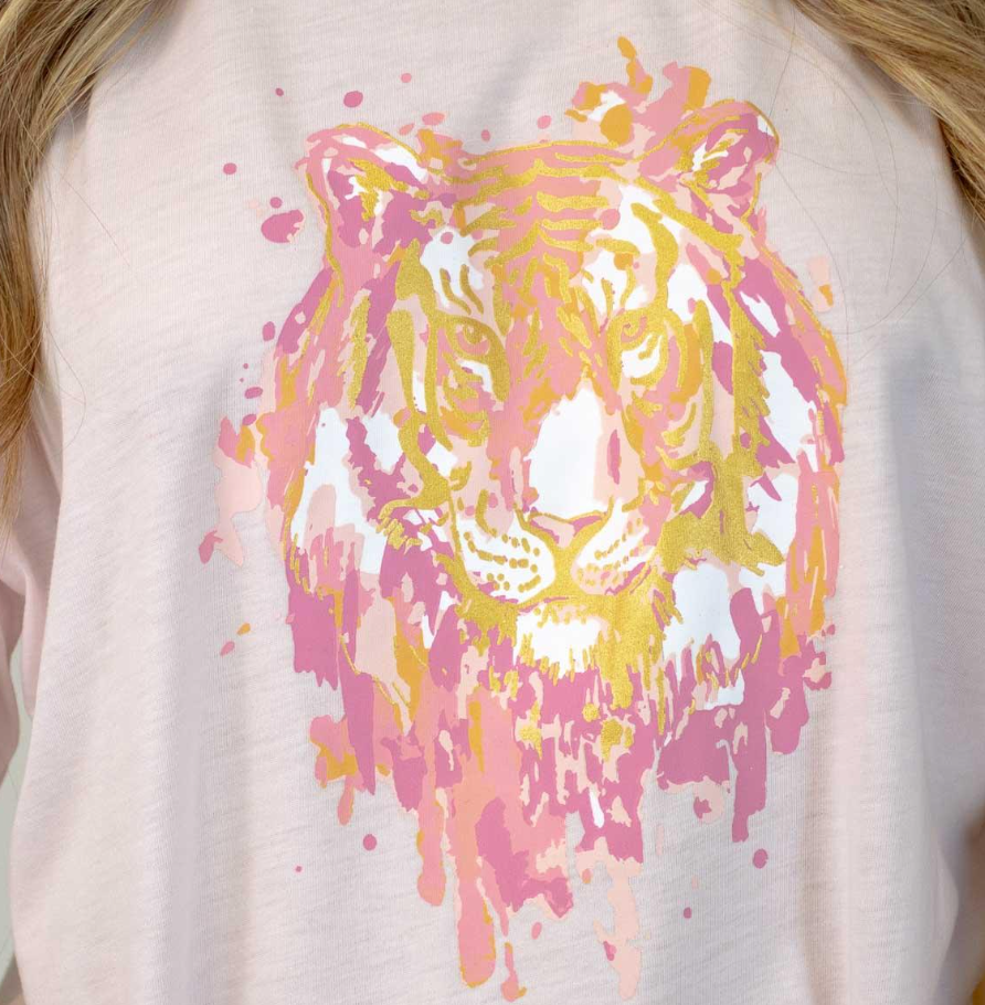 Tiger Love Crew Neck T-Shirt