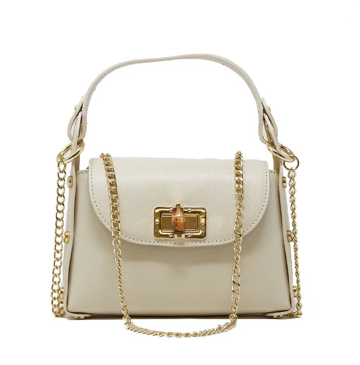 German Fuentes Bamboo Leather Bag